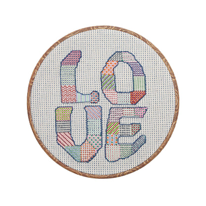 Anchor Embroidery Love Grid Cross Stitch Design Embroidery Design made in Anchor Embroidery Floss Spools yarn