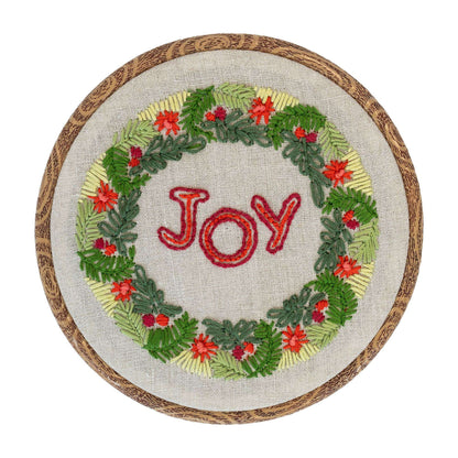Anchor Wreath of Joy Embroidery Design Embroidery Design made in Anchor Embroidery Floss Spools yarn