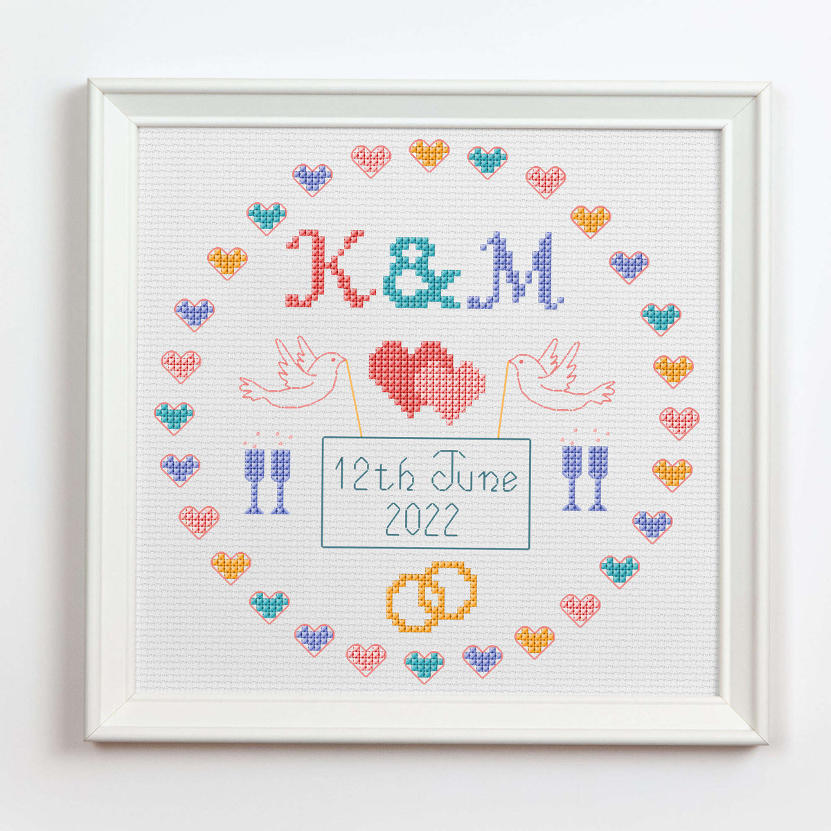 Embroidery Design made in Anchor Embroidery Floss Spools yarn