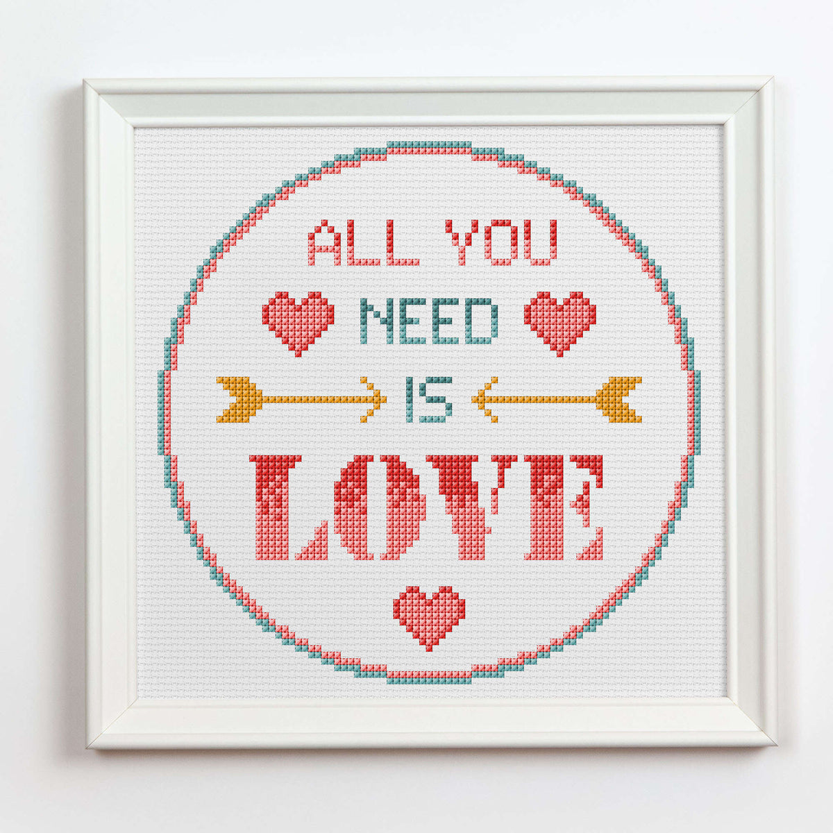 Embroidery Design made in Anchor Embroidery Floss Spools yarn