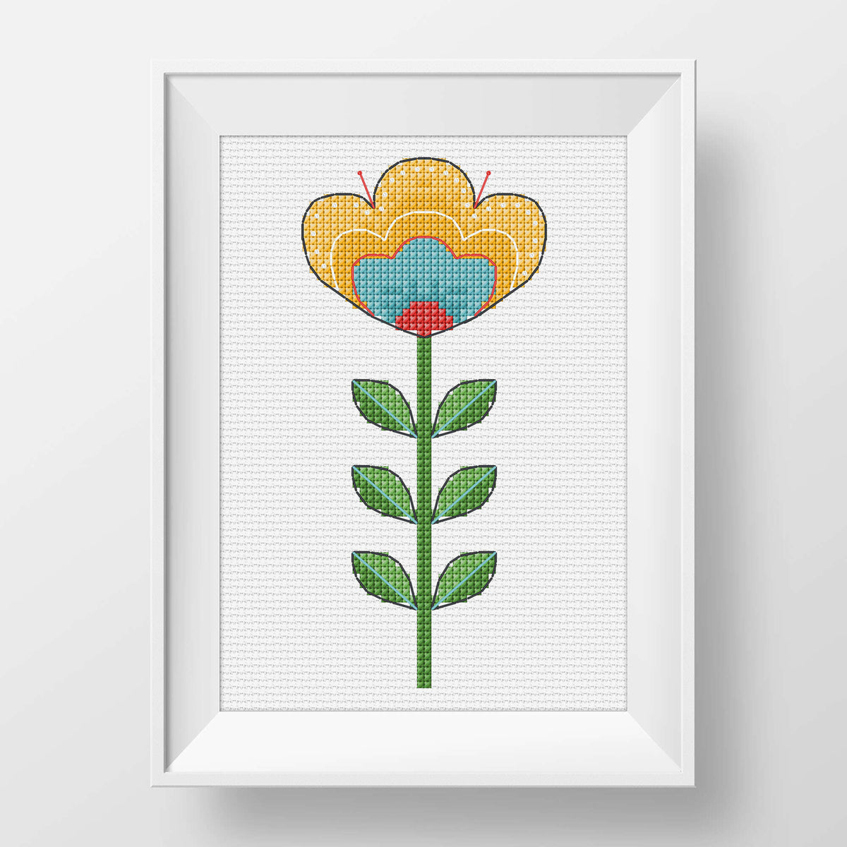 Embroidery Design made in Anchor Embroidery Floss Spools yarn