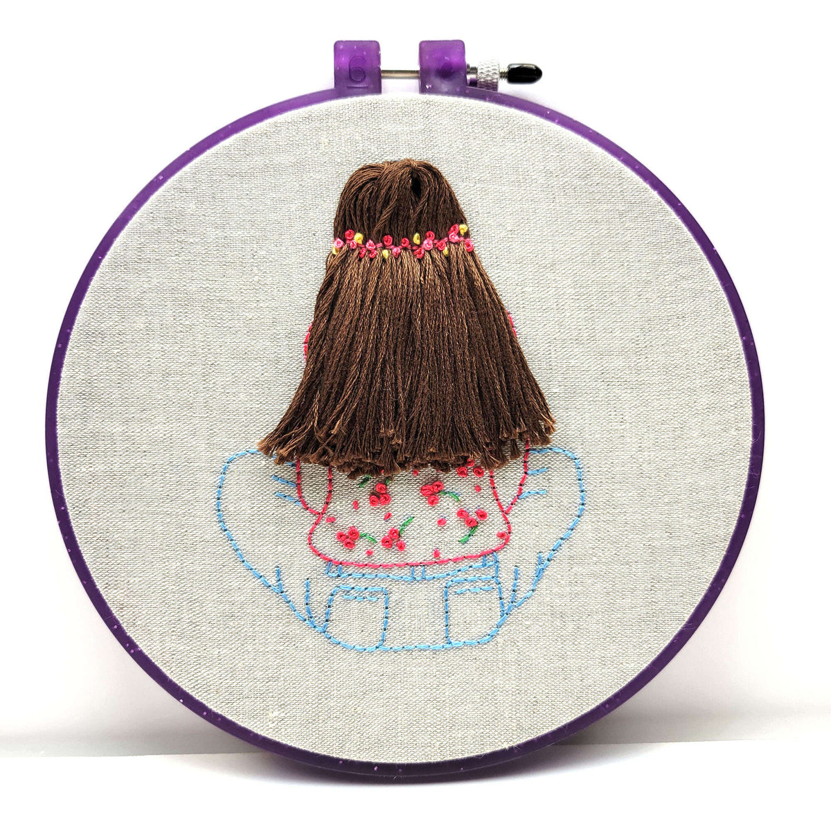 Embroidery Design made in Anchor Embroidery Floss Spools yarn