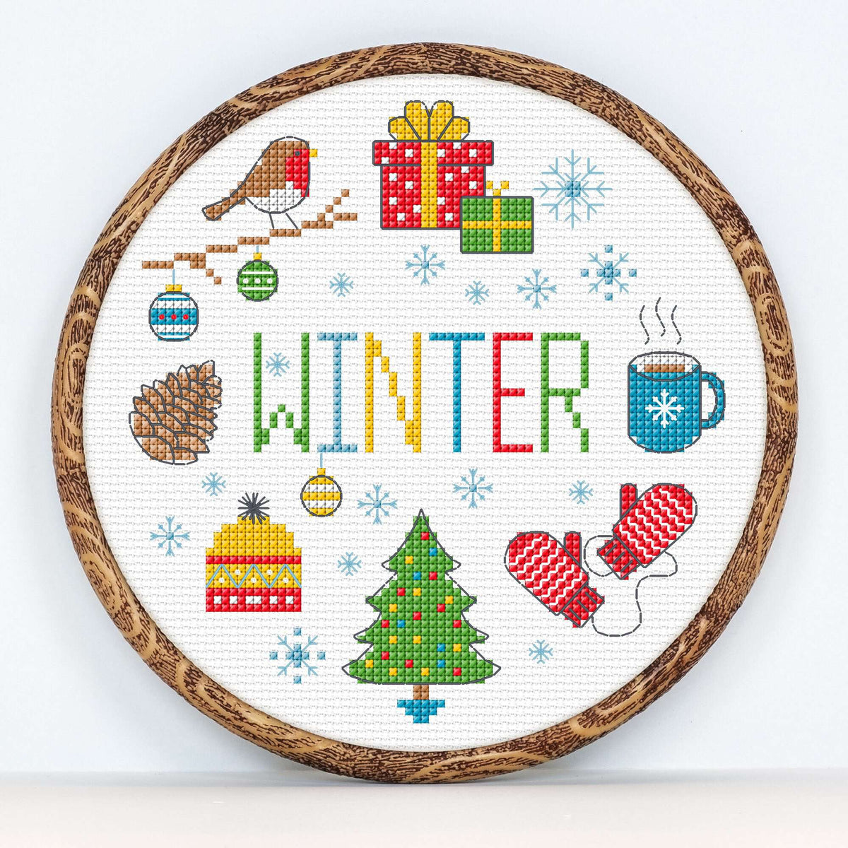 Embroidery Design made in Anchor Embroidery Floss Spools yarn