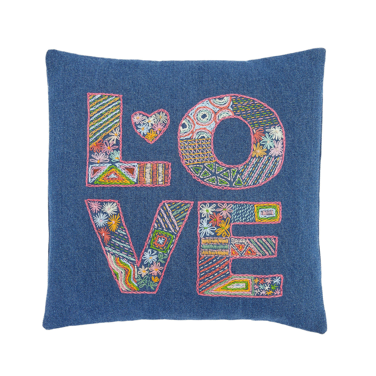 Embroidery Pillow made in Anchor Tapestry Wool yarn