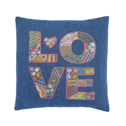 Embroidery Pillow made in Anchor Tapestry Wool yarn
