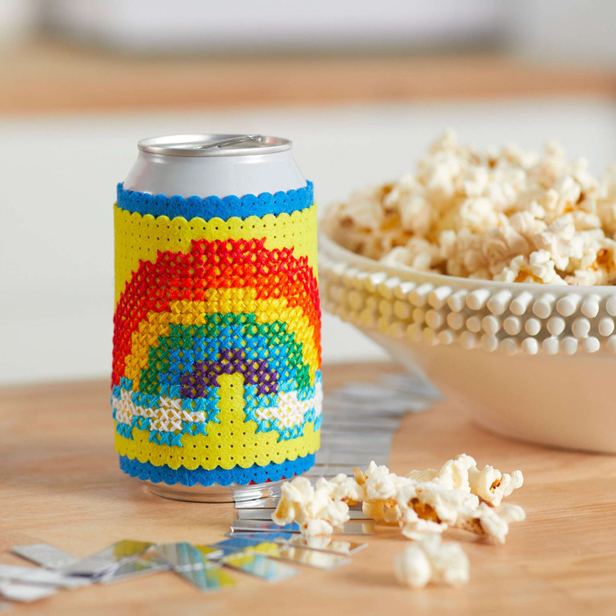 Embroidery Kitchen Décor made in Anchor Stitchable Felt yarn