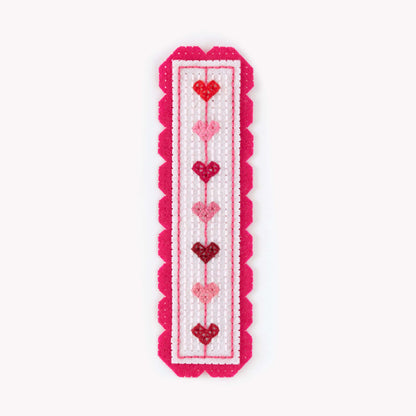 Anchor Craft a Place In My Heart Bookmark Craft Accessory made in Anchor Stitchable Felt yarn