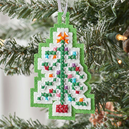 Anchor Craft Stitched Felt Ornaments Craft Ornament made in Anchor Stitchable Felt yarn