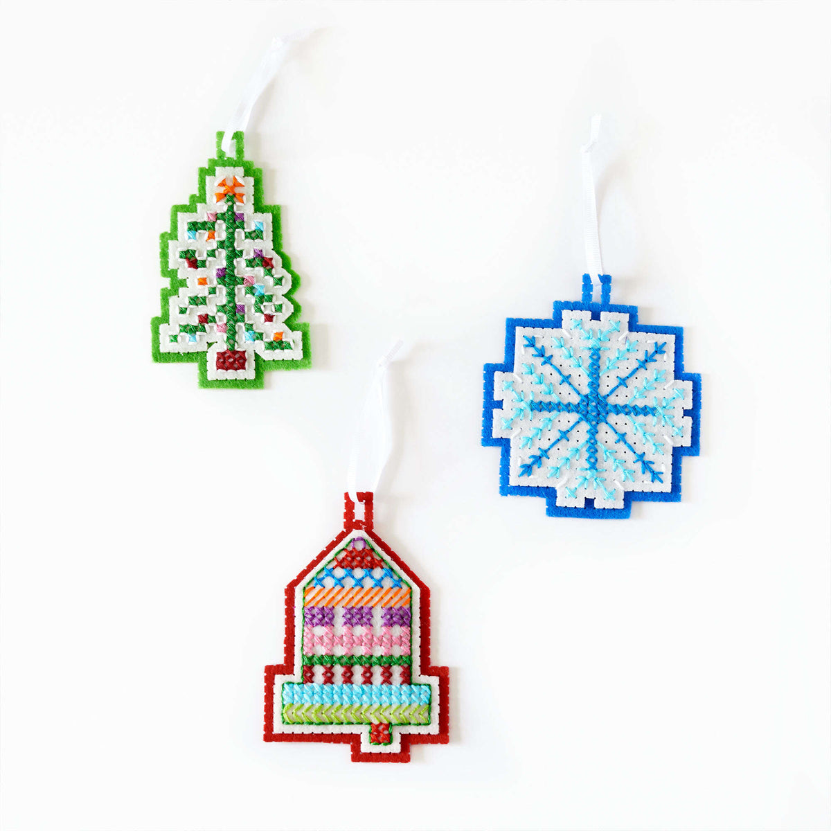 Craft Ornament made in Anchor Stitchable Felt yarn