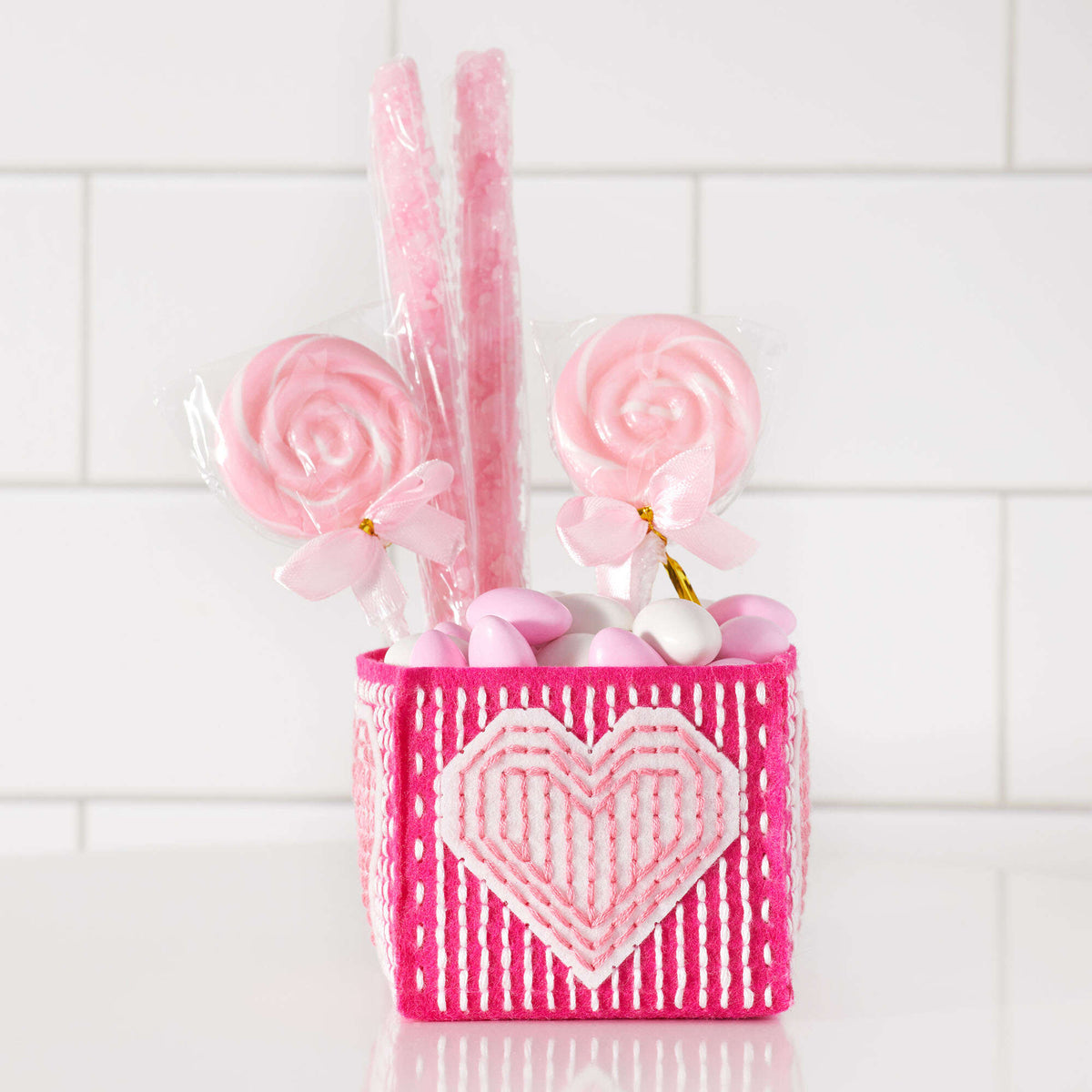 Craft Gift Wrapping made in Anchor Stitchable Felt yarn