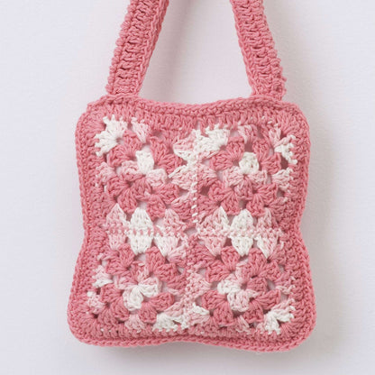 Bernat Crochet Granny Square Bag Version 6