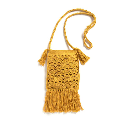 Bernat Boho Inspired Crochet Bag Crochet Bag made in Bernat Softee Cotton yarn