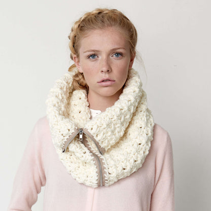 Bernat Crochet Frostbite Cowl Crochet Cowl made in Bernat Wool-Up Bulky yarn