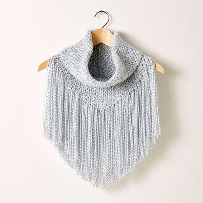 Bernat Crochet Cozy Fringed Cowl Crochet Cowl made in Bernat Super Value yarn