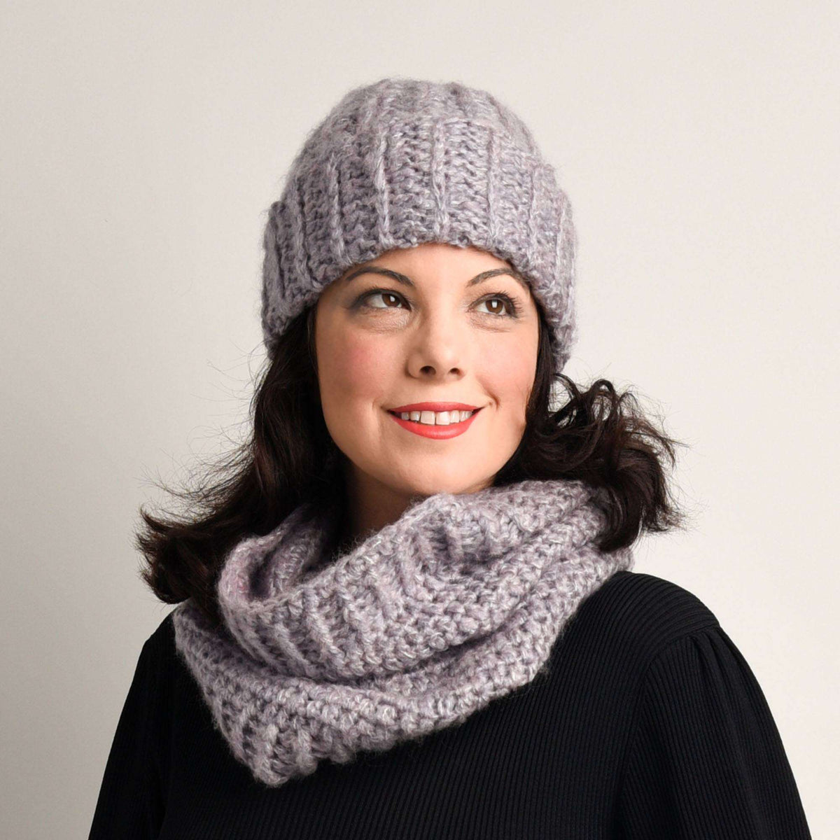 Crochet Cowl made in Bernat Plentiful yarn