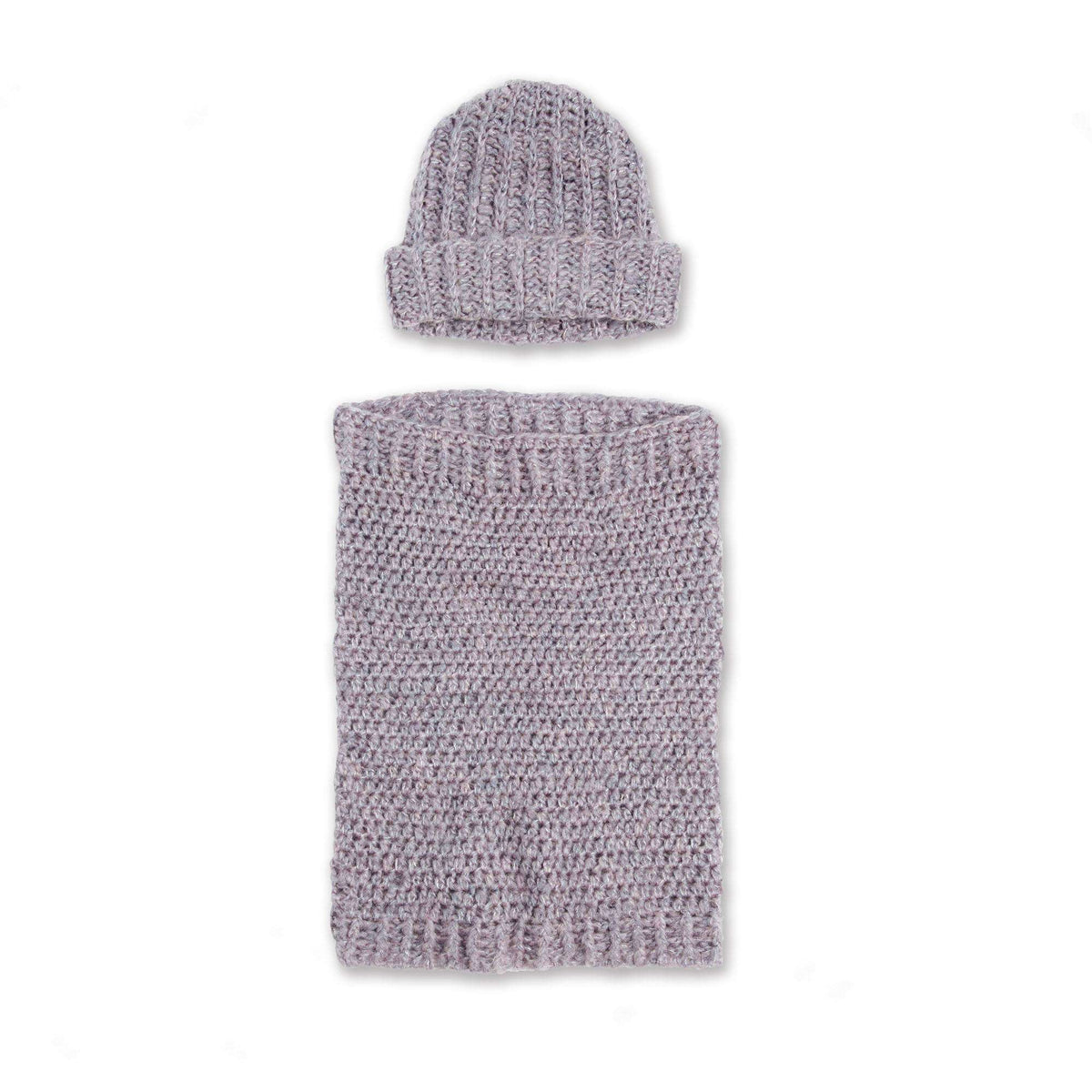 Crochet Cowl made in Bernat Plentiful yarn
