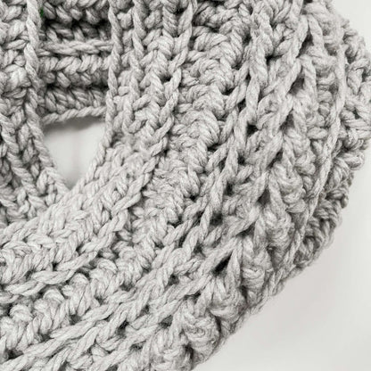 Bernat Crochet Stone Mountain Cowl Crochet Cowl made in Bernat Softee Chunky yarn