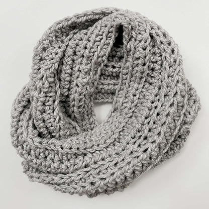 Bernat Crochet Stone Mountain Cowl Crochet Cowl made in Bernat Softee Chunky yarn