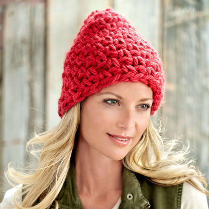 Bernat Speedy Crochet Cap Crochet Hat made in Bernat Mega Bulky yarn