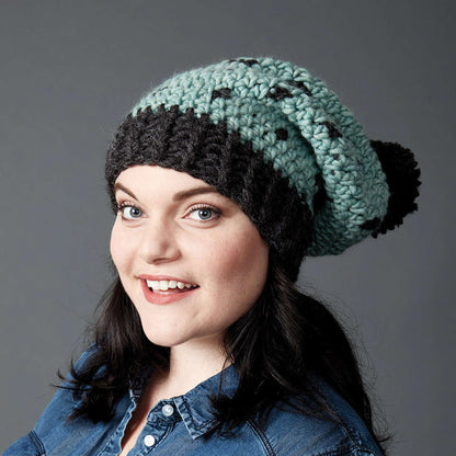 Bernat Cozy Crochet Hat Crochet Hat made in Bernat Roving yarn