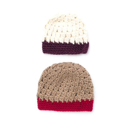 Bernat Crochet Cute As Clusters Hats 2-4 yrs