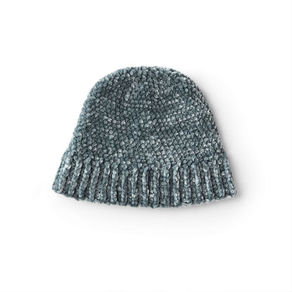 Bernat Classic Crochet Beanie Crochet Hat made in Bernat Velvet yarn