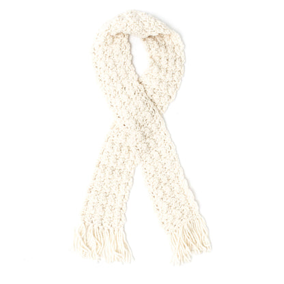 Bernat Crochet Textured Scarf Single Size