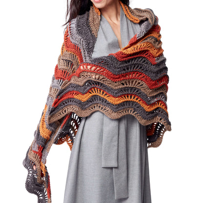 Bernat Lacy Crochet Shawl Crochet Shawl made in Bernat Super Value yarn