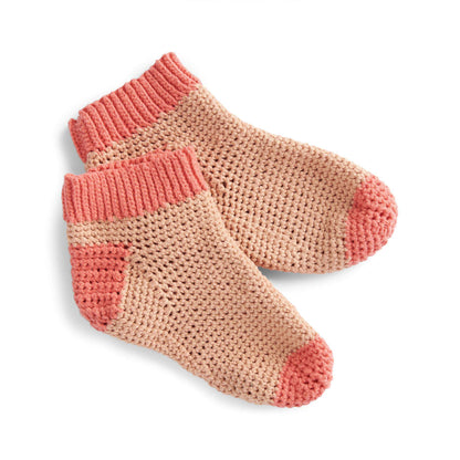 Bernat Crochet Contrast Reading Socks 5  / 6 Shoe