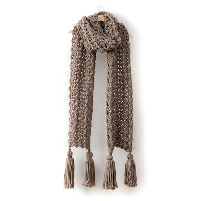 Bernat Pump Up the Volume Crochet Super Scarf Crochet Scarf made in Bernat Softee Chunky yarn