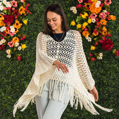 Bernat V-Neck Crochet Cover Up 3/4/5XL