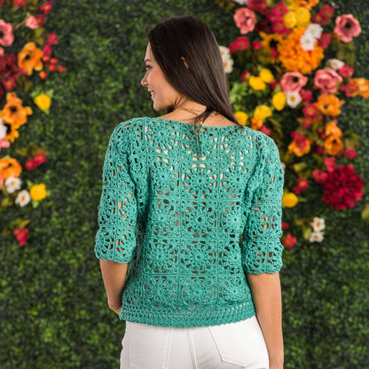 Bernat Crochet Lacy Motif Top XS/S