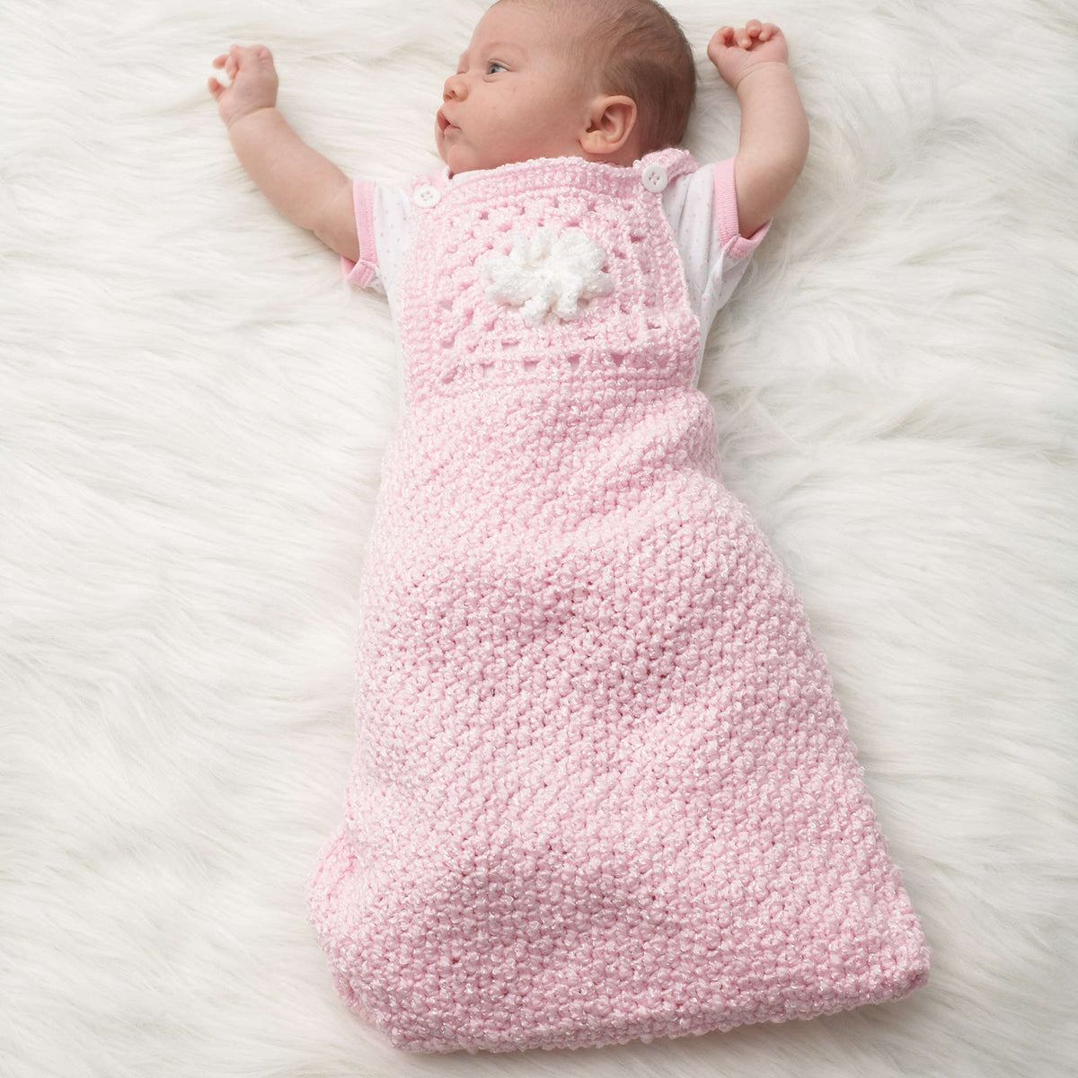 Crochet Blanket made in Bernat Baby Coordinates yarn