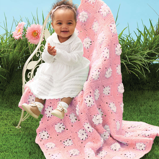 Crochet Blanket made in Bernat Baby Sport yarn