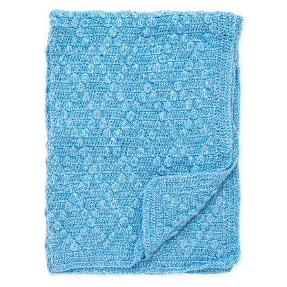 Bernat Crochet Bobble Afghan Crochet Blanket made in Bernat Baby Coordinates yarn