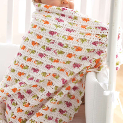 Bernat Baby Blanket Crochet Blanket made in Bernat Baby Sport yarn