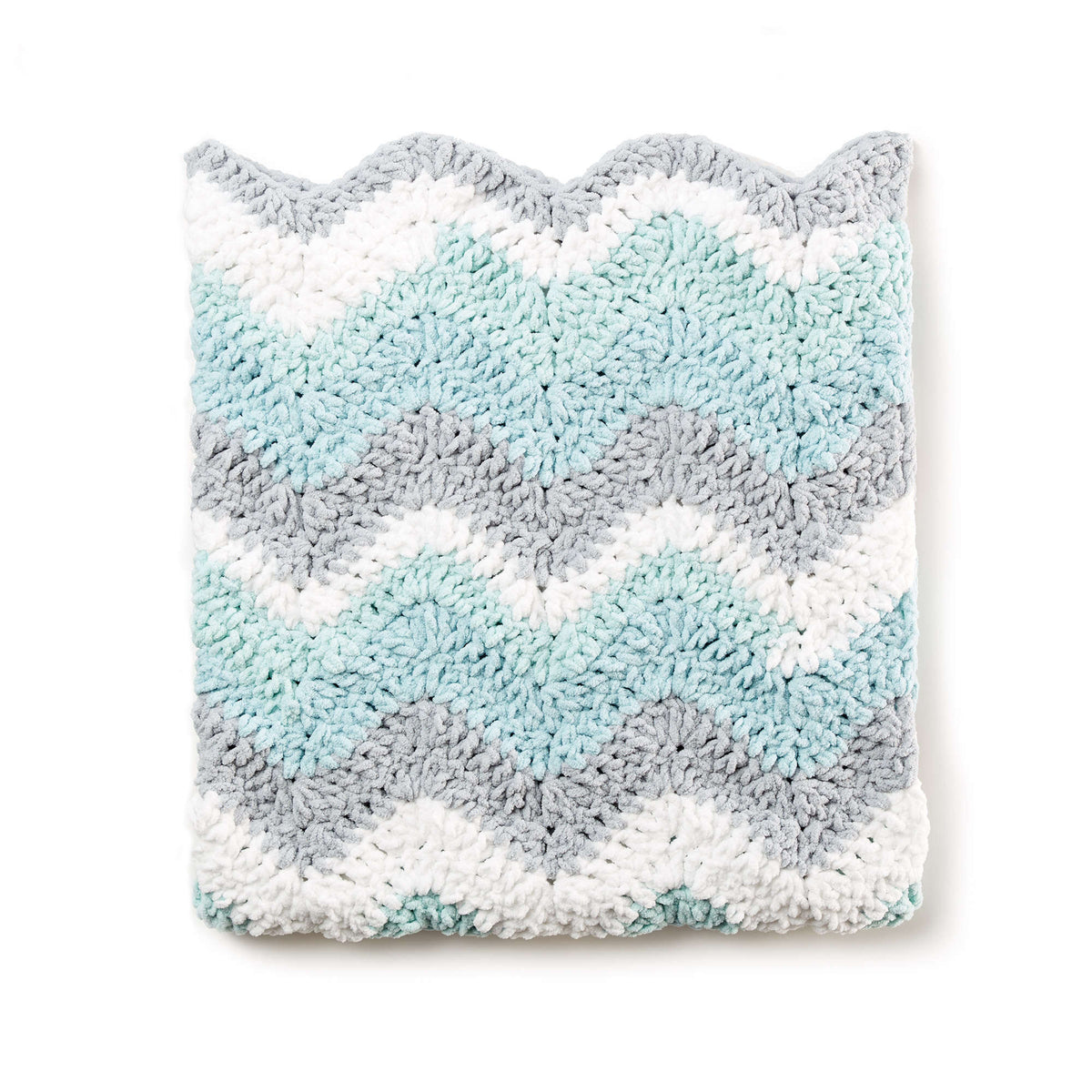 Crochet Blanket made in Bernat Baby Blanket yarn