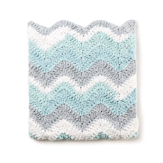 Crochet Blanket made in Bernat Baby Blanket yarn
