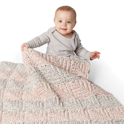 Bernat Mitered Crochet Blanket Crochet Blanket made in Bernat Baby Marly yarn