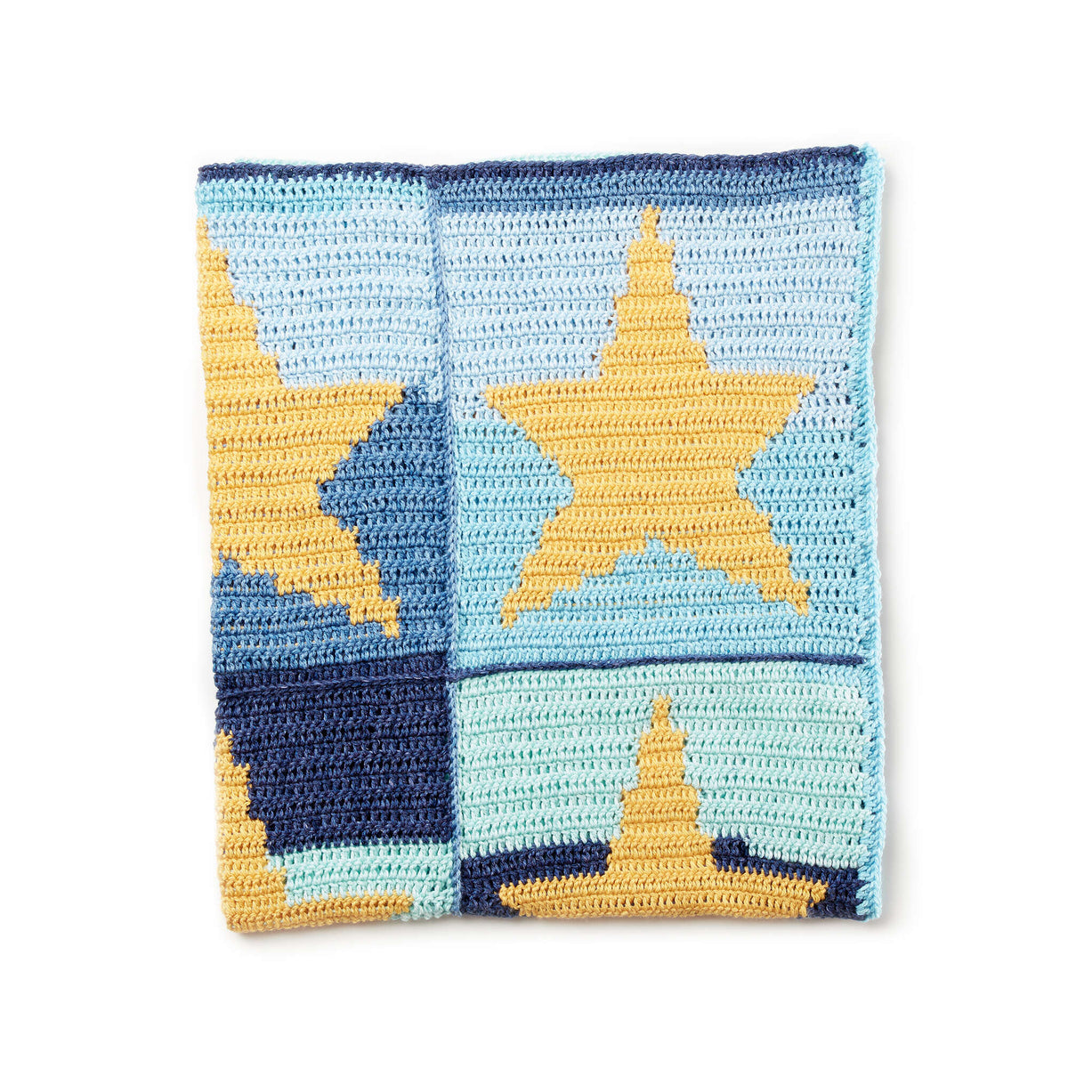 Crochet Blanket made in Bernat Softee Baby yarn