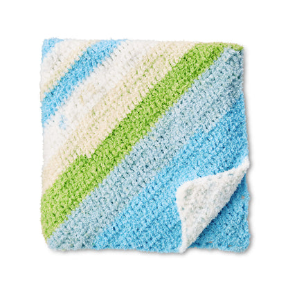 Bernat Earn Your Stripes Crochet Baby Blanket Crochet Blanket made in Bernat Pipsqueak yarn