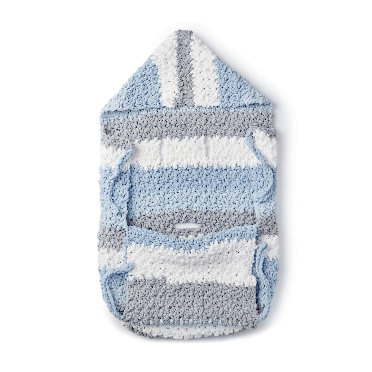 Crochet Blanket made in Bernat Baby Blanket yarn