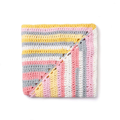 Bernat Radiating Crochet Baby Blanket Crochet Blanket made in Bernat Baby Blanket yarn