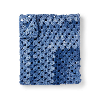 Bernat Granny Rectangle Crochet Baby Blanket Crochet Blanket made in Bernat Baby Blanket yarn