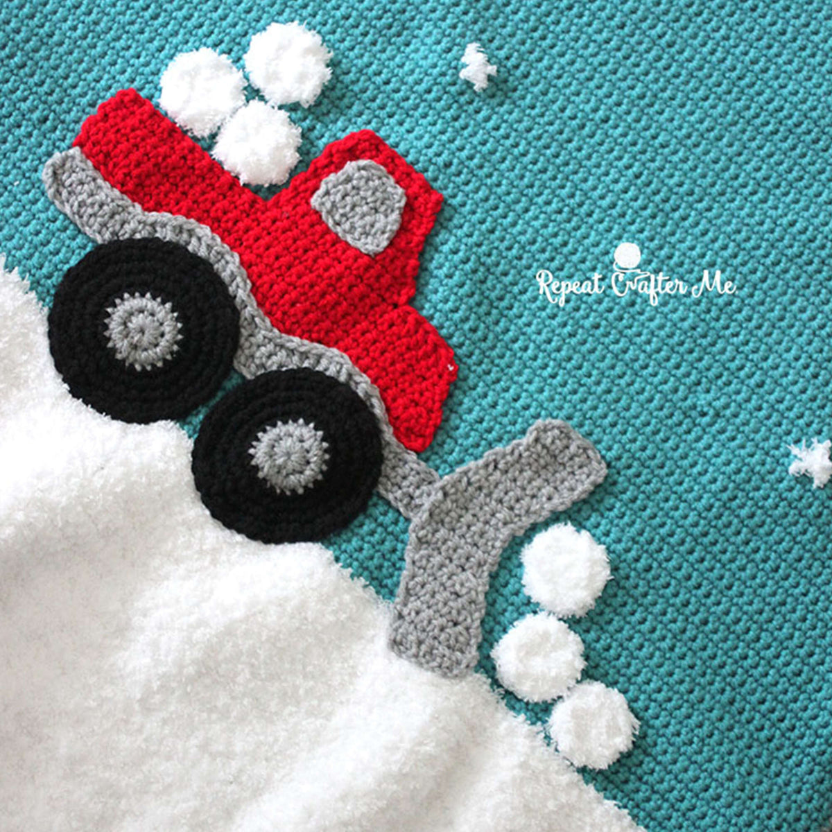 Crochet Blanket made in Bernat Super Value yarn