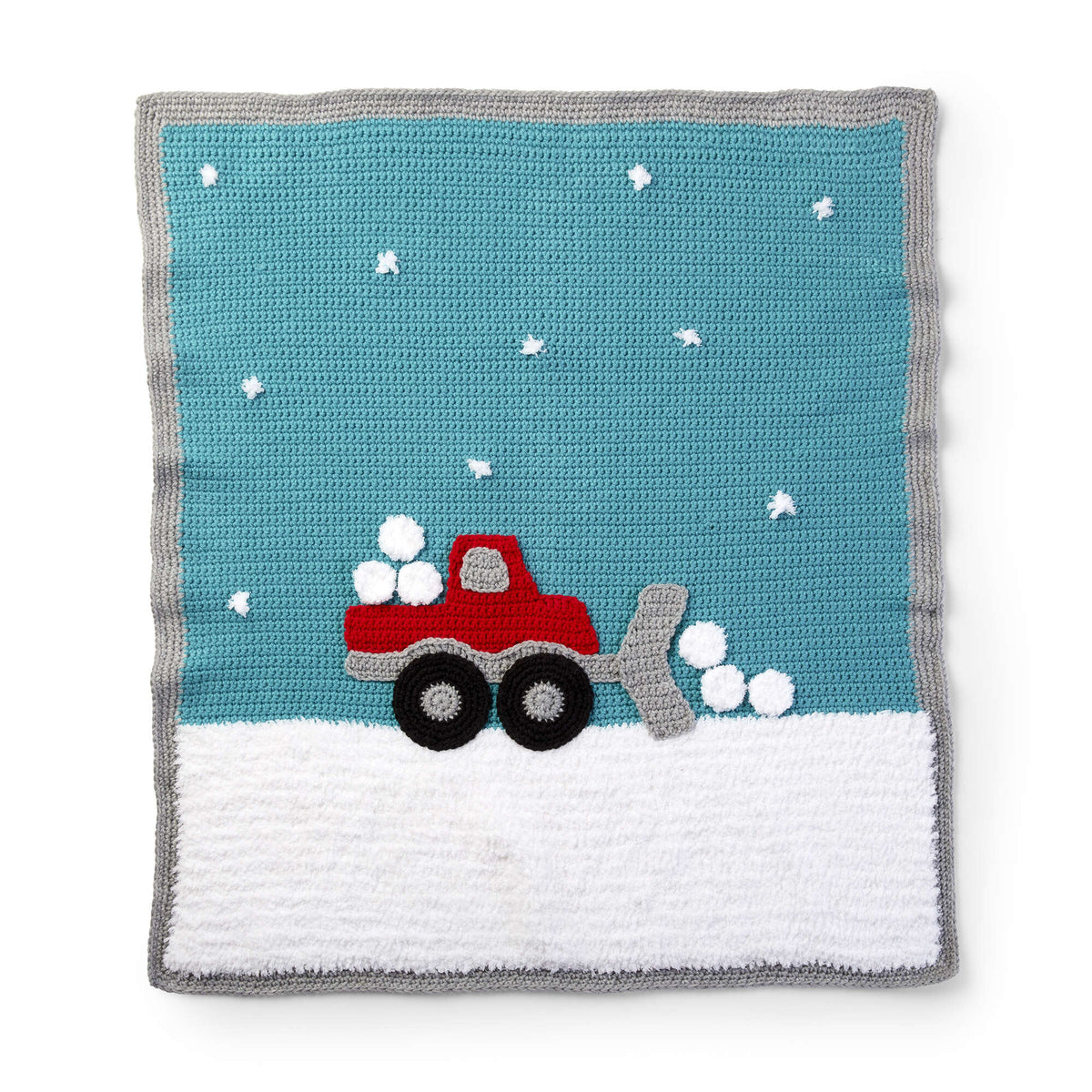 Crochet Blanket made in Bernat Super Value yarn