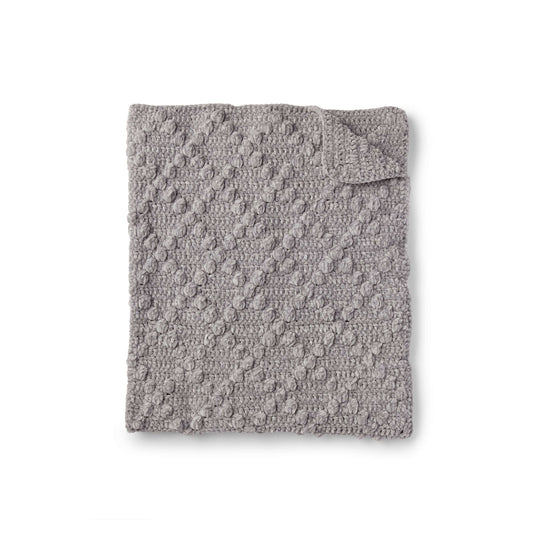 Crochet Blanket made in Bernat Baby Velvet yarn