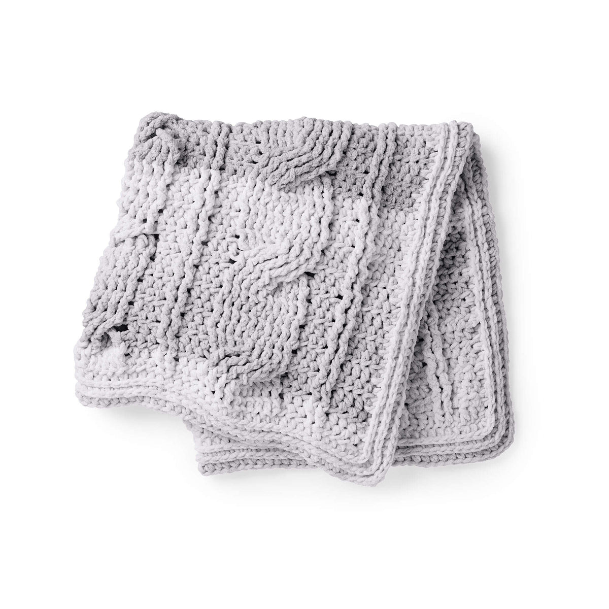 Crochet Blanket made in Bernat Baby Blanket yarn