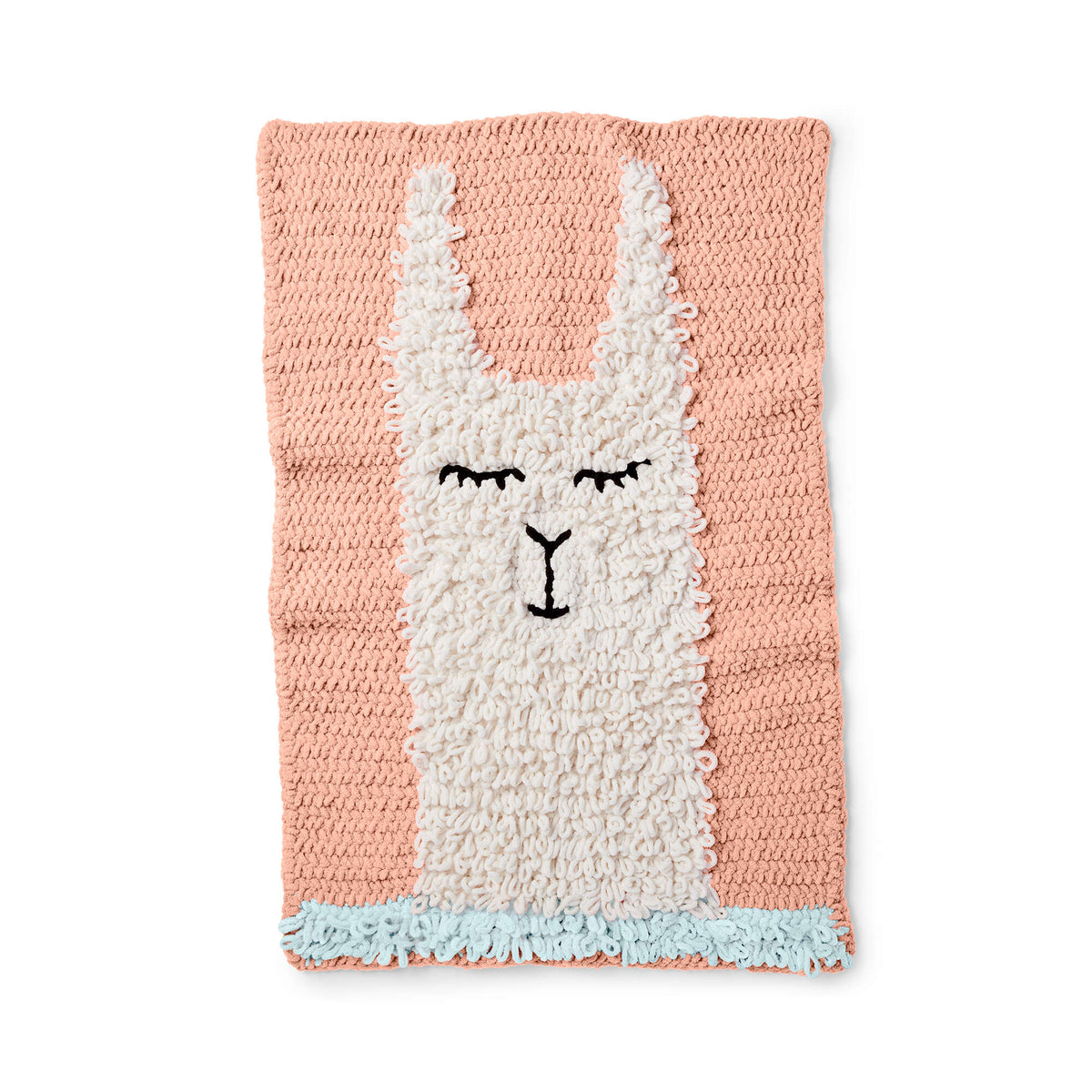 Crochet Blanket made in Bernat Baby Blanket yarn