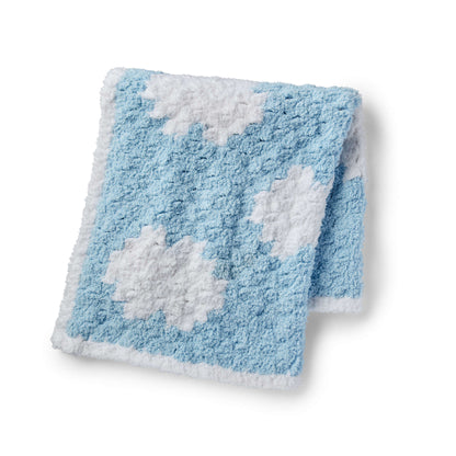 Bernat C2C Crochet Dreamy Clouds Baby Blanket Crochet Blanket made in Bernat Pipsqueak yarn